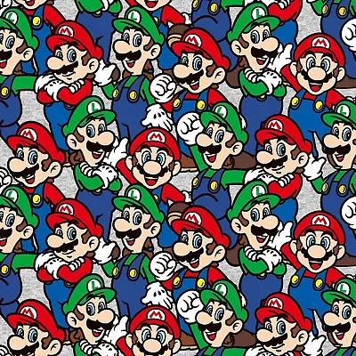 Super Mario Brothers Mario & Luigi Fabric By Springs Creative ~By The Yard • $14.99