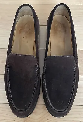 Ralph Lauren POLO Chocolate Brown Suede “Venetian” Loafer * 9 1/2 D * Italy • $50