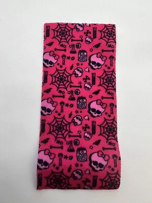 Colour Me Creepy Monster High Replacement Towel Pink Skulls Doll Cover Spares • $5.04