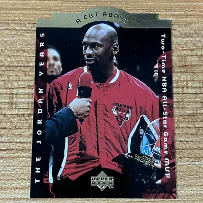 1996-97 Upper Deck Collectors Choice Michael Jordan A Cut Above CA6 Die-Cut HOF • $1.99