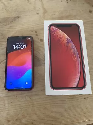 IPhone XR Red 128GB (New Screen) Unlocked Boxed Face ID Issue • £145