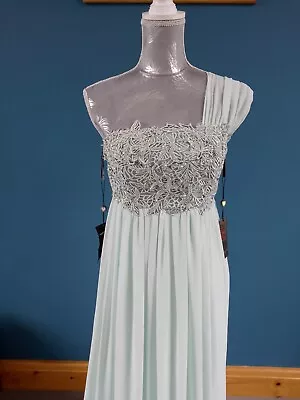 Lovely Bnwt Dynasty Dress 10 £325 Mint Green Jewels Prom Occasion Wedding • £29