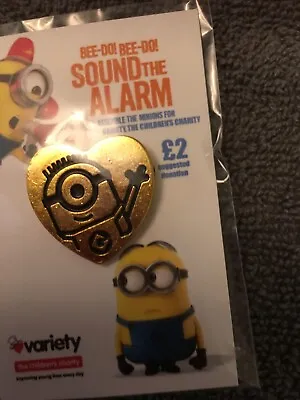 Variety Club Gold Hearts Minions Badge • £3.99