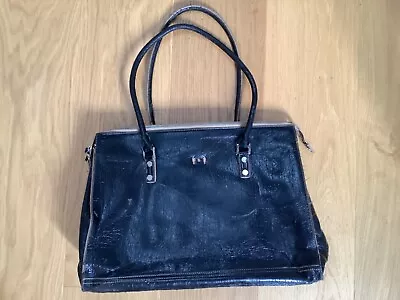 Matt & Nat Vintage Black Large Shoulder Bag • £6