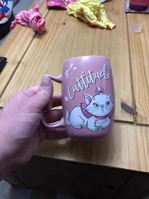 Marie  Cattitude  Mug - The Aristocats Cat Pink Mug Disney Store - See Descript • £8.99