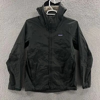 Patagonia Jacket Men Small Green Torrentshell 3L Windbreaker Rain Zip Outdoor • $59.99