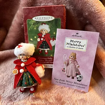 2000 Christmas Holly Madame Alexander Hallmark Keepsake Collector Ornament • $5.99