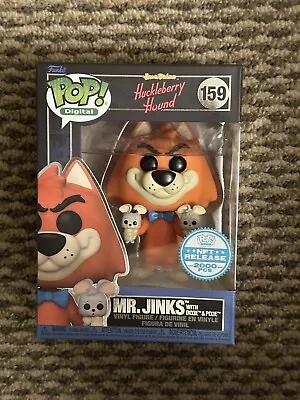 Funko Pop! Digital Hanna-Barbera Mr Jinks Pixie Dixie Huckleberry LE 2000 • $45