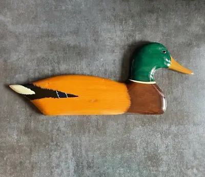 Jennings Decoy Co. Handcrafted Mallard Duck Wall Art Hanging Plaque • $16.99