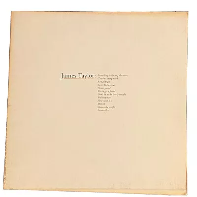 JAMES TAYLOR GREATEST HITS WARNER BROTHERS VG/VG (Read Description!) • $10.99