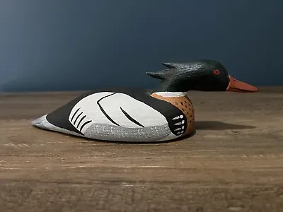 A Capperccio Hand-Carved Merganser Drake Duck Decoy Signed • $75