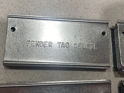 “FENDER TAG DELETE”  MOPAR Cuda Charger GTX Roadrunner Hemi Dart 69 70 71 Dash • $125