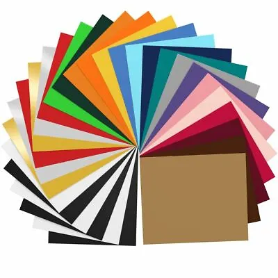 Heat Transfer Vinyl Sheets 12 X10  HTV T-Shirt Iron-on Cricut Selhouette  • $5.24