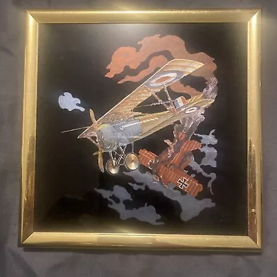 Vintage 1982 Kafka Industries Foil Art #6053 6X6 Fighter Planes • $14.99