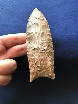 *CLOVIS*   Almost 5    Large  EARLY PALEO STYLE ARROWHEAD:  Selling As MODERN • $0.99