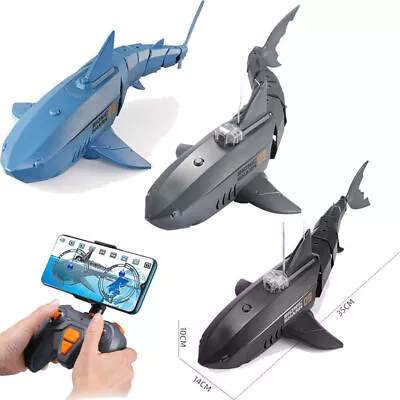 2.4G RC Electric Shark Boat Remote Control Submarine Waterproof Camera Model • $106.37