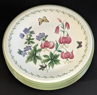 Set 4 Mikasa GARDEN BLOOM  7 3/4  Salad Plates Studio Nova NEW MINT • $27.99