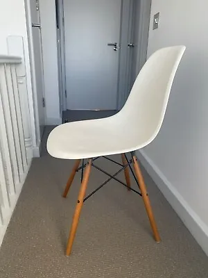 4 White Eames DSW Chairs By Vitra • £800