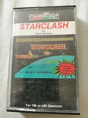 £3.99 • Buy Starclash - ZX Spectrum 16K/48K/128K Micromega 1983 Tested/Working 