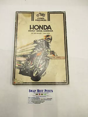 1965-73 Honda All 450 Models Clymer Shop Service Repair Manual - CB450 CL450 • $15.95