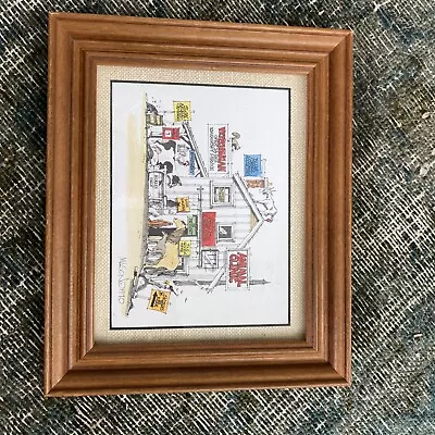 Roger Mason Hand Watercolored Print Signed Numbered Animal Clinic • $30