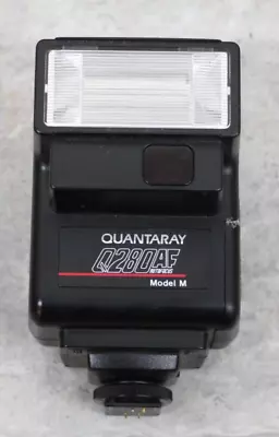 Quantaray Q280AF Autofocus Flash Model M AS-IS • $15.99