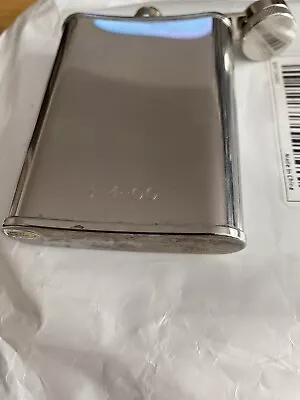 3 Oz Stainless Steel Pick Flask. Has Initials And Date. • $8.97