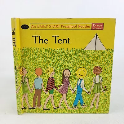 Vintage 1965  The Tent  An Early-Start Preschool Reader HC Wonder Books 253 • $12.99