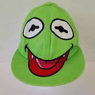 Kermit The Frog Muppets Green 100% Cotton Snapback Baseball Cap Hat OSFM Novelty • $8