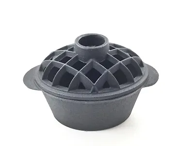 Lattice Steamer 1 Qt. Moisture Back Decorative Durable Cast Iron Black Finish • $58.99