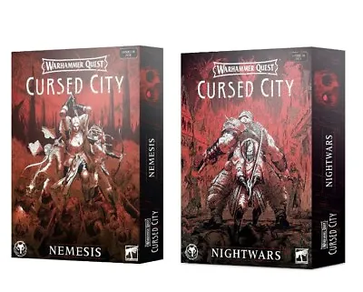 Warhammer Quest - Aos - Cursed City Expansions - Nightwars + Nemesis - Nib • $149.99