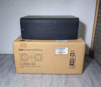 B&W Bowers & Wilkins LCR60 S3 Center Channel Speaker - Mint In Box • $351