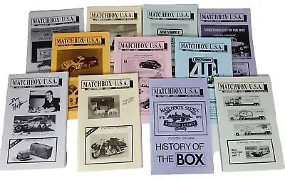 Lot Of 11 Vintage 1993 Monthly Matchbox USA Car Collector Books Charles Mack NEW • $14.99