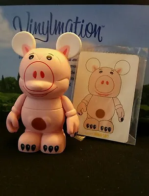 DISNEY Vinylmation 3  Park Set 1 Toy Story Hamm Pig With Card • $5.99