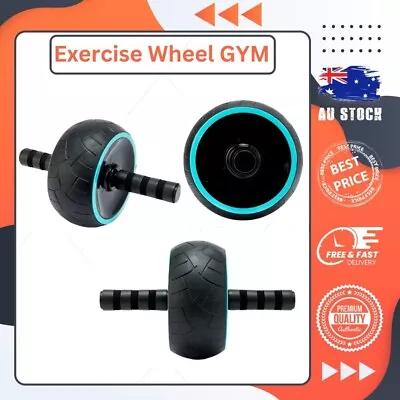 Abdominal Roller Wheel Fitness Waist Core Workout Exercise Wheel Gym Home | New • $12.88