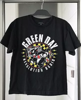 Green Day Revolution Radio 2017 Tour Concert Tee Black T-Shirt Small Made In USA • $22.95