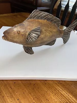 Fish Metal Art Free-Standing 13” • $32.46