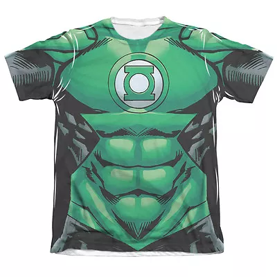 GREEN LANTERN COSTUME Licensed Front Print Men's Tee Shirt SM-2XL Halloween  • $26.79