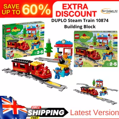 $103 • Buy LEGO DUPLO Steam Train 10874 Building Block Toys And Games Cargo Train