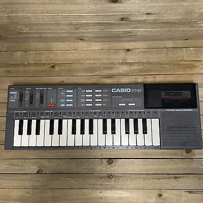 Casio Vintage PT-87 Mini Keyboard & ROM Pack RO-551 Works Great! • $29.99