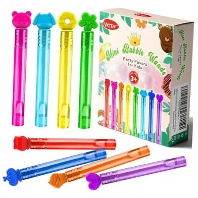 32Pcs Mini Bubble Wands Assortment 8 Styles 8 Colors Bubble Party Favors For  • $19.18