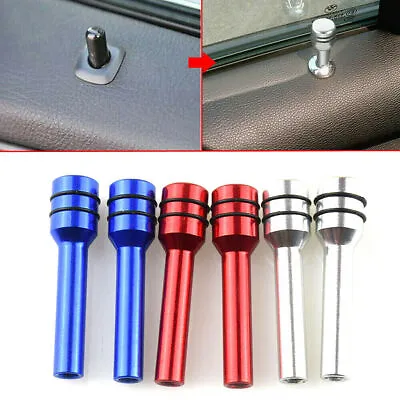 $4.28 • Buy Car Interior Accessories Aluminum Alloy Door Locking Lock Knob Pull Pins Cover