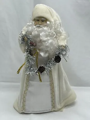 Christmas House Santa Claus Tree Top 11”  Vintage RARE • $29.99