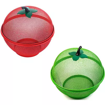 Apple Shape Mesh FRESH FRUITS Storage Basket -Keep Flies & Unwanted Insects Out • £7.78