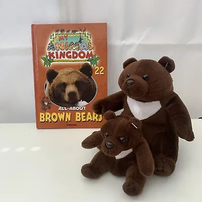 My Animal Kingdom: All About Brown Bears 2 Toys Hardcover Book Included • £12.99