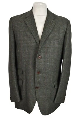 $99.09 • Buy DAKS Green Suit Size L Mens Blazer With Trousers Outdoors Outerwear Menswear