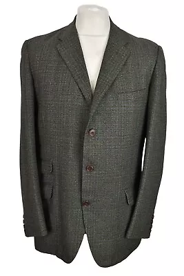 DAKS Green Suit Size L Mens Blazer With Trousers Outdoors Outerwear Menswear • $58.89