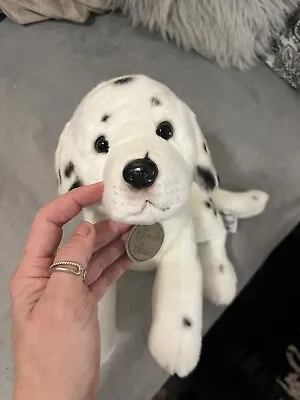 Russ Berrie Yomiko Classics Dalmatian Plush Stuffed Animal 12  Realistic Dog Pup • $13.04