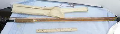 Vintage Montague Genuine Tonkin RAPIDAN Fly Fishing Rod Fish Gear 4pc !! • $69.95