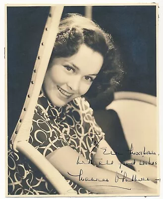 Maureen O'Sullivan - Circa 1935 Signed 7 1/2 X 9 1/2 Photo - Autograph • $112.50